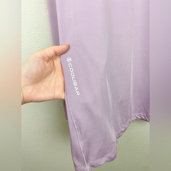 Coolibar Men's XL UPF 50+ Agility Perfromance Pullover Lilac Purple Long Sleeve - Picture 13 of 15